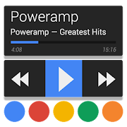 Skin for Poweramp v2 Now Dark