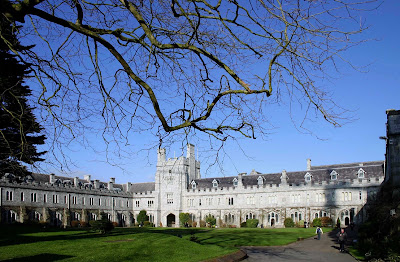The Quad of Cork University in Cork, Ireland.