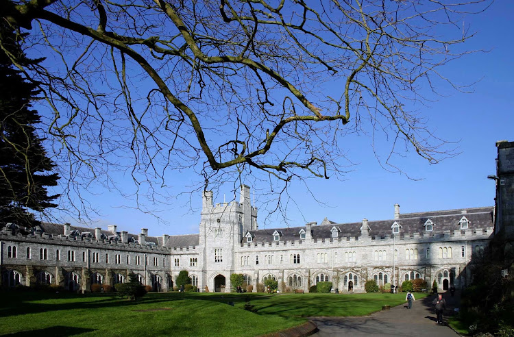The Quad of Cork University in Cork, Ireland.