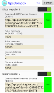 GpsDomotik Screen 2