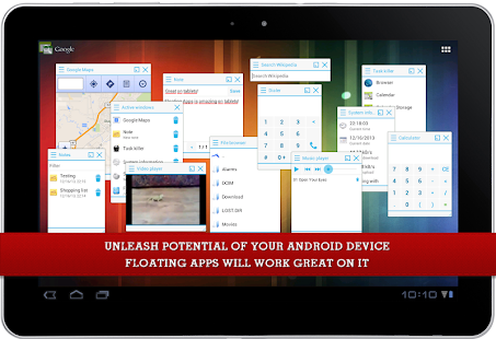 Floating Apps multitasking