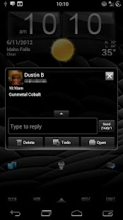 GO SMS Gunmetal Cobalt Theme(圖2)-速報App