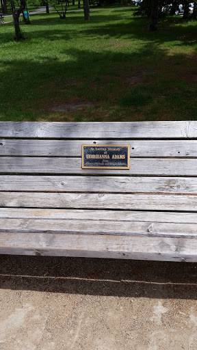 Georgianna Adams Memorial Bench