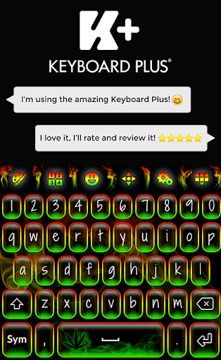 Rasta Keyboard Theme