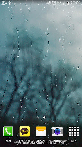 Rainy day window wallpaper