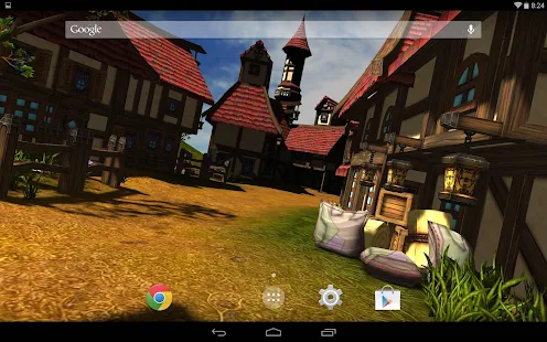 Cartoon Village 3D Live Wallpaper Free(圖4)-速報App