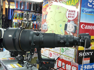 Camara con super objetivo