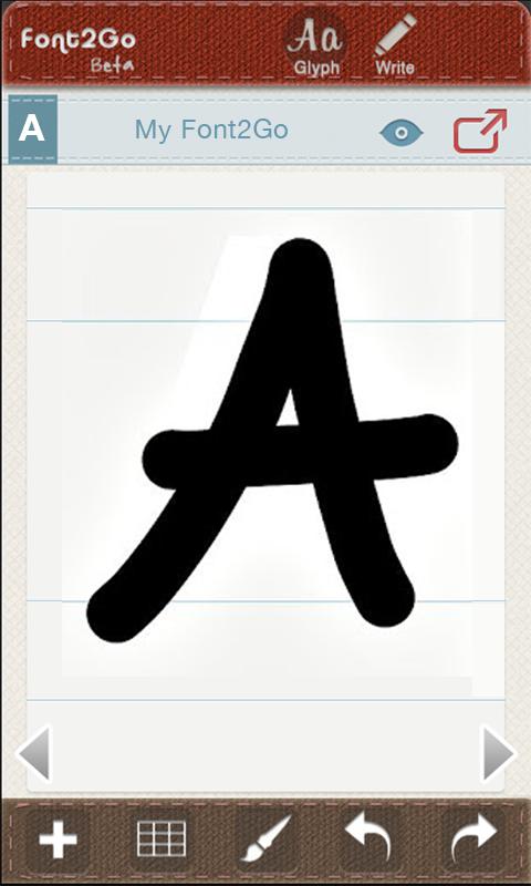 Android application InstaFontMaker -Make TTF Fonts screenshort