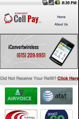 iConvertwireless Mobile Refill