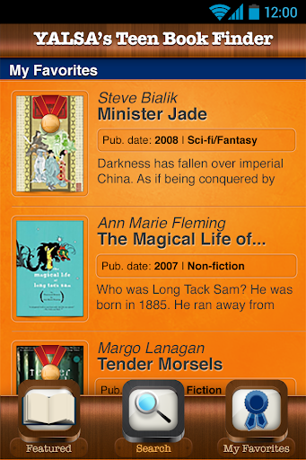 【免費教育App】YALSA’s Teen Book Finder-APP點子