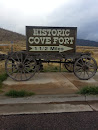 Cove Fort Wagon Sign