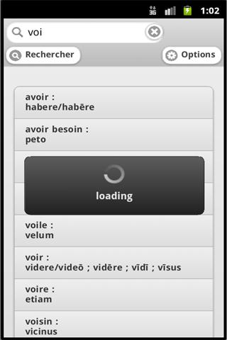 Traducteur FR-LATIN offline Screen 2