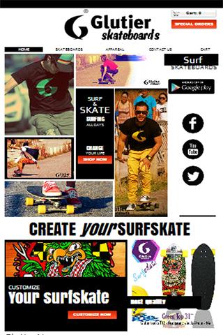 Glutier skateboards