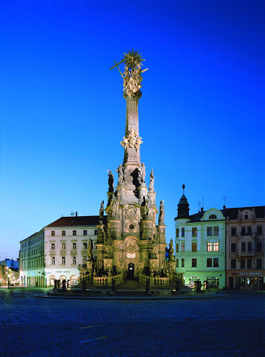 The Holy Trinity column in Olomouc, the Czech Republic, is the largest free-standing baroque sculpture in Central Europe.