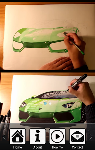 如何繪製汽車