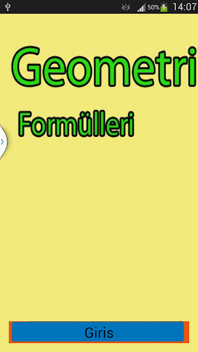 Geometri Formülleri