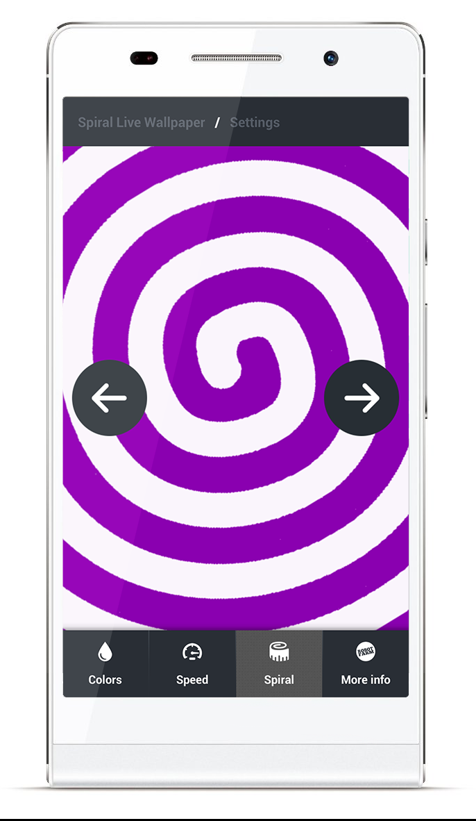 Spiral Live Wallpaper Screen 3