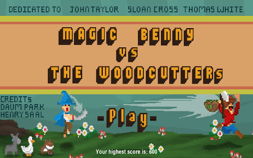 Magic Benny vs The Woodcutters