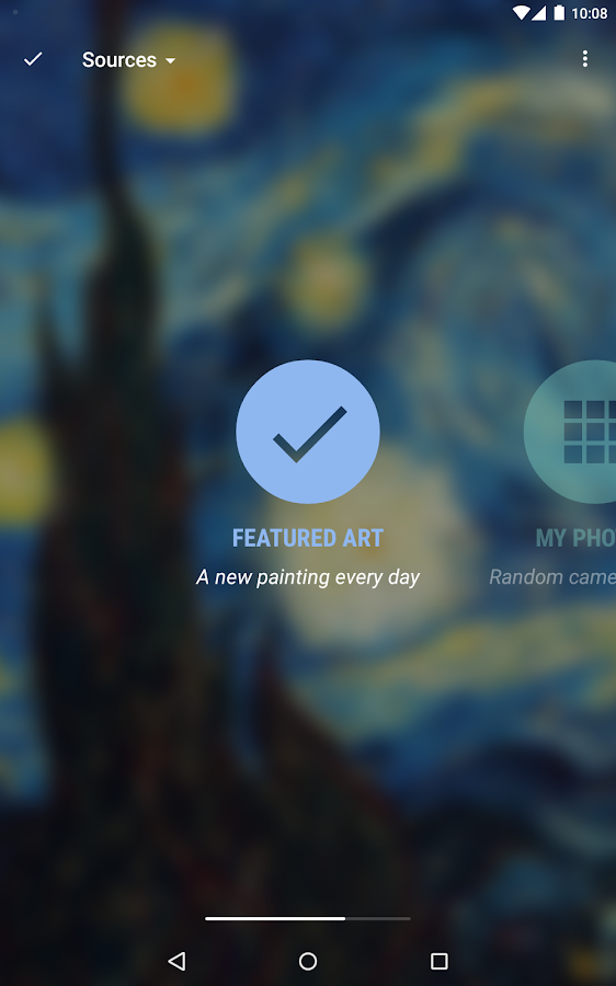    Muzei Live Wallpaper- screenshot  