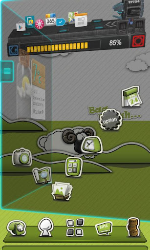 P.Sheep Next Launcher 3D Theme