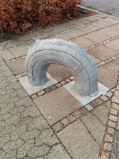 Buekonstruktion ved parkeringspladsen Østergade/Øster Allé