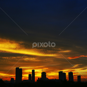 sunset city by Purnomo Sidhi - Landscapes Sunsets & Sunrises