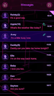 GO SMS PRO PURPLE CHARM THEME(圖4)-速報App