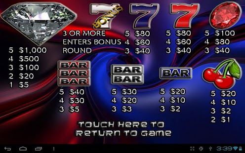 7's & BAR Vegas Slot Machine Screenshots 4