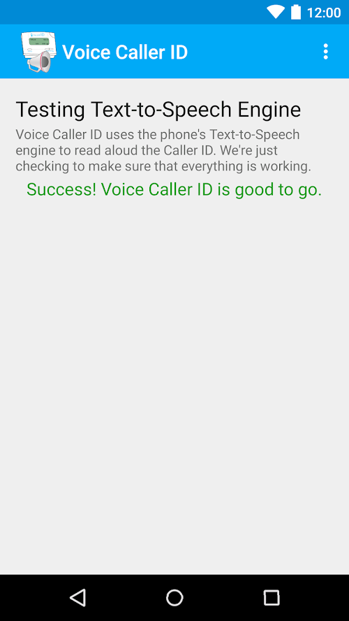 Android application Voice Caller ID - Ad Free screenshort