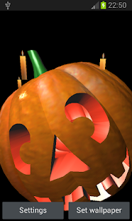 Pumpkin 3D Live Wallpaper - náhled