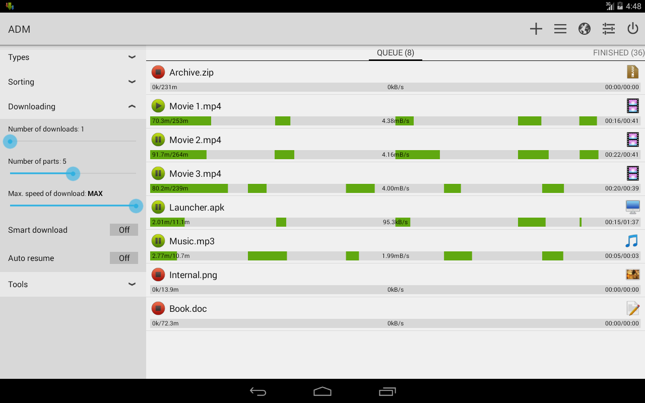 Advanced Download Manager Pro - screenshot