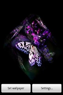 Free 3D Butterfly and flower APK