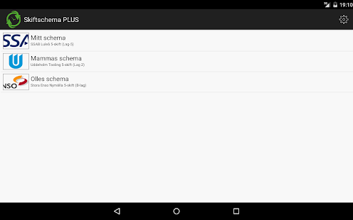 Skiftschema PLUS Screenshots 4