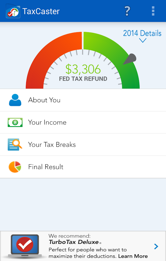 TaxCaster by TurboTax Free Android Apps on Google Play