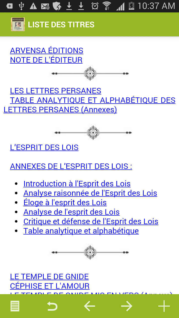 Montesquieu: Oeuvres complètes Screen 1