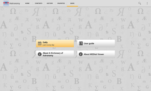 Oxford Dictionary of Astronomy Screenshots 3