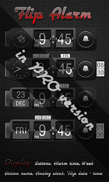 Alarm clock. widget. digital. poster 2