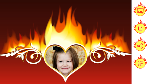 Fire Photo Frame 2015