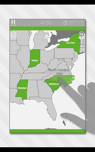 【免費解謎App】Enjoy Learning U.S. Map Puzzle-APP點子