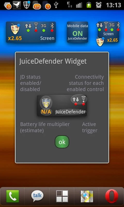 JuiceDefender - battery saver - screenshot