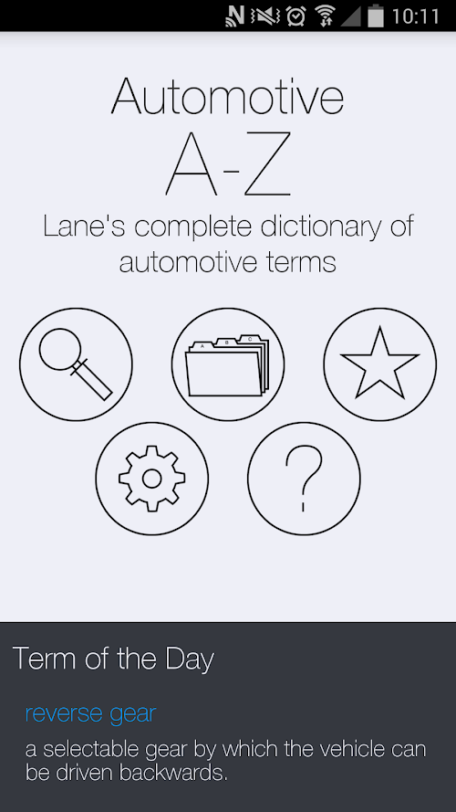 Android application Automotive A-Z screenshort
