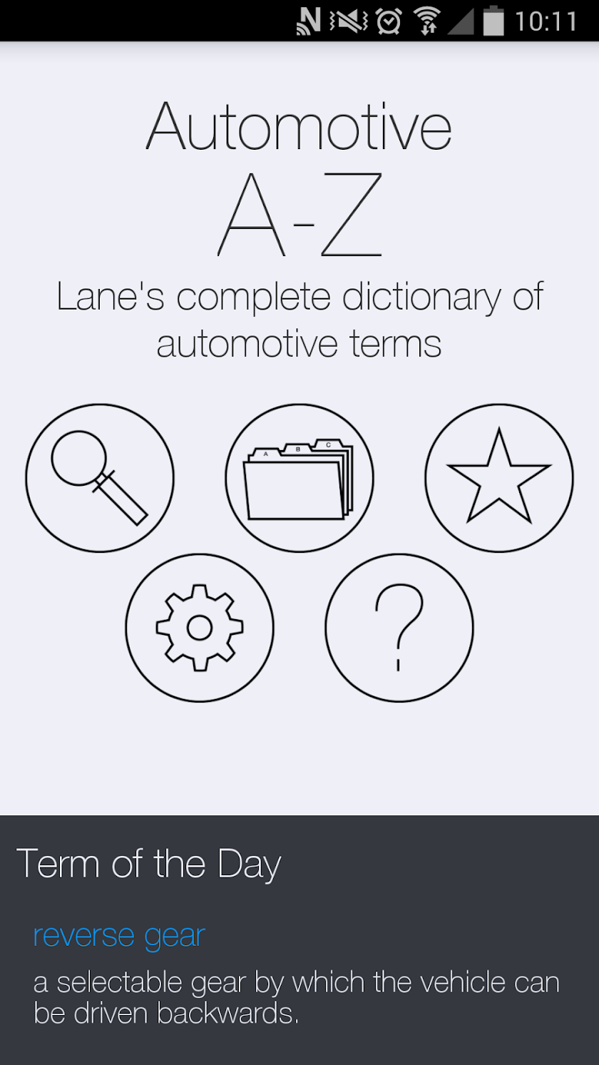 Automotive A-Z Screen 1