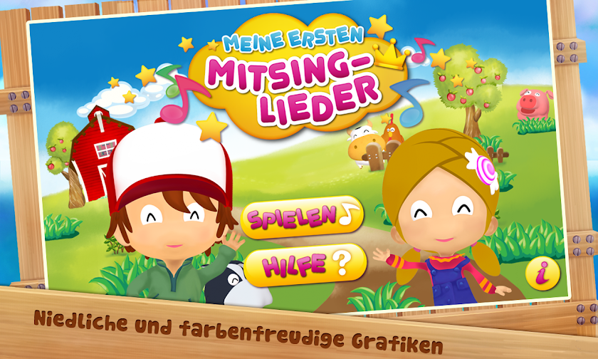 Mitsing-Lieder Screen 1