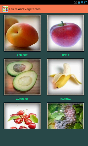 【免費教育App】Fruits and Vegetables-APP點子