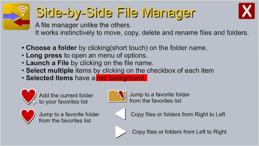 Side-by-Side File Manager