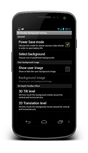 3D Parallax Background APK 1.12