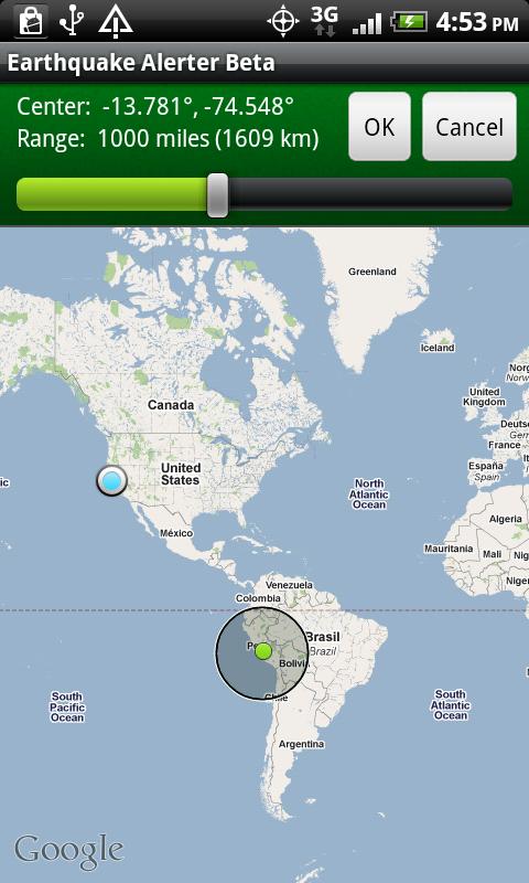 Earthquake Alerter Free Screen 3