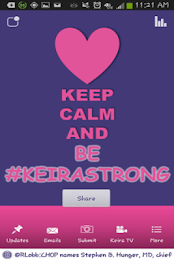 #KEIRASTRONG Mobile App poster 1