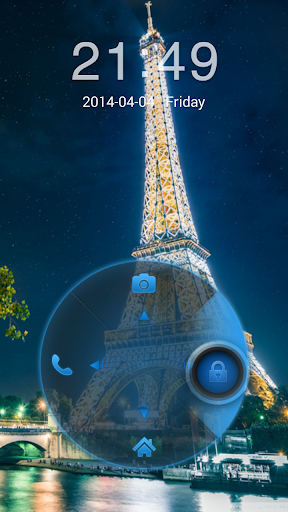 【免費個人化App】Eiffel Tower HD Locker Theme-APP點子