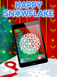 Happy Snowflake Christmas fun poster 5